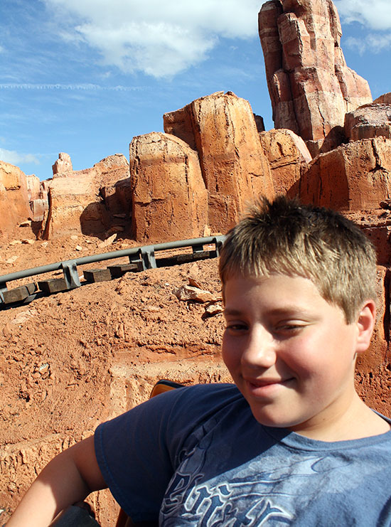 The Big Thunder Mountain Railroad at Walt Disney World The Magic Kingdom, Lake Buena Vista, Florida
