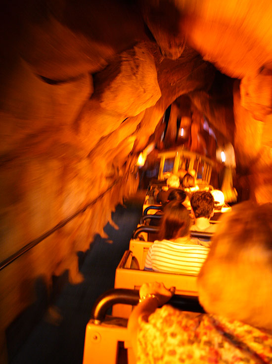 The Big Thunder Mountain Railroad at Walt Disney World The Magic Kingdom, Lake Buena Vista, Florida