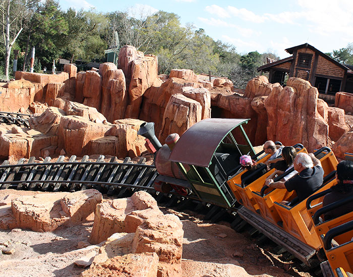 The Big Thunder Mountain Railroad at Walt Disney World The Magic Kingdom, Lake Buena Vista, Florida