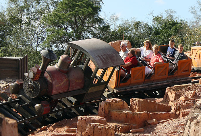 The Big Thunder Mountain Railroad at Walt Disney World The Magic Kingdom, Lake Buena Vista, Florida