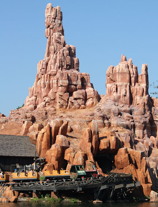 The Big Thunder Mountain Railroad at Walt Disney World The Magic Kingdom, Lake Buena Vista, Florida