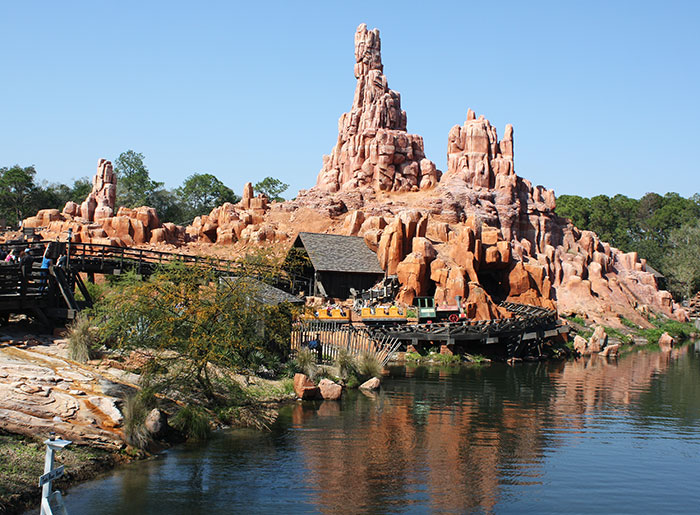 The Big Thunder Mountain Railroad at Walt Disney World The Magic Kingdom, Lake Buena Vista, Florida