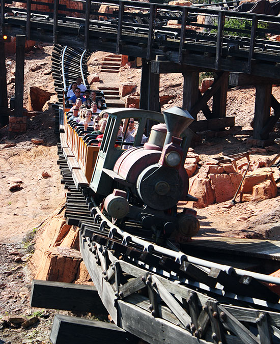 The Big Thunder Mountain Railroad at Walt Disney World The Magic Kingdom, Lake Buena Vista, Florida