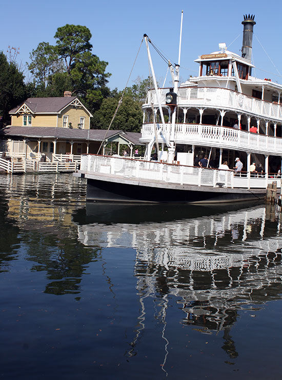 The Liberty Square Riverboat at Walt Disney World The Magic Kingdom, Lake Buena Vista, Florida