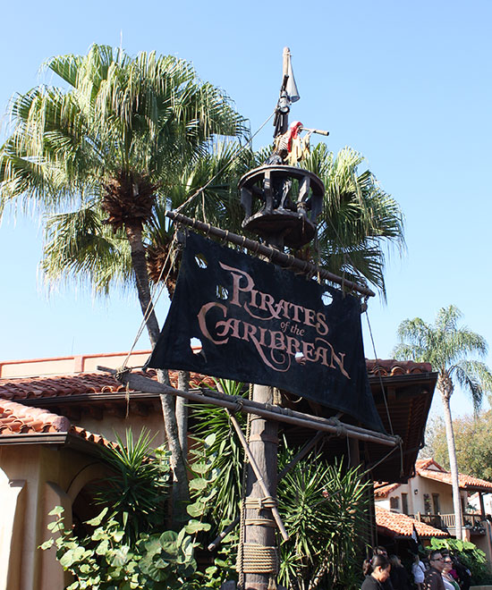The Pirates of the Caribbean at Walt Disney World The Magic Kingdom, Lake Buena Vista, Florida