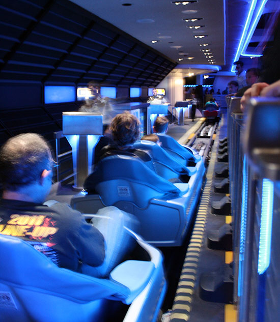 Space Mountain Roller Coaster at Walt Disney World The Magic Kingdom, Lake Buena Vista, Florida