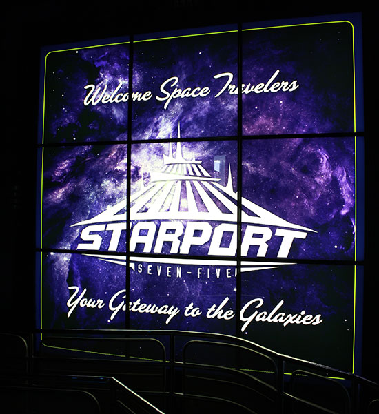 Space Mountain Roller Coaster at Walt Disney World The Magic Kingdom, Lake Buena Vista, Florida