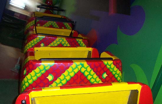 Boa Squeeze Rollercoaster At Wonderpark, Cincinnatti Mills Mall, Cincinnatti, Ohio