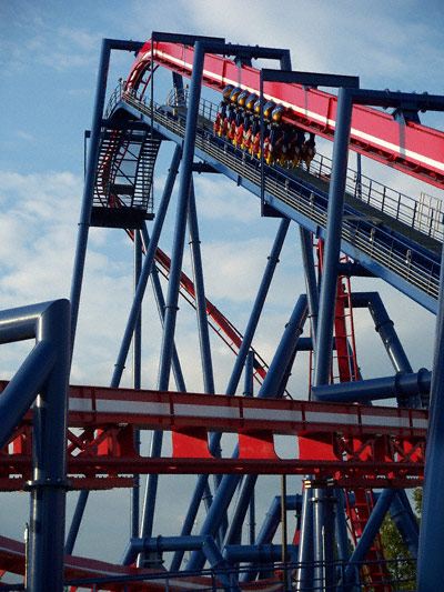 The Patriot Rollercoaster at Worlds of Fun, Kansas City, MO