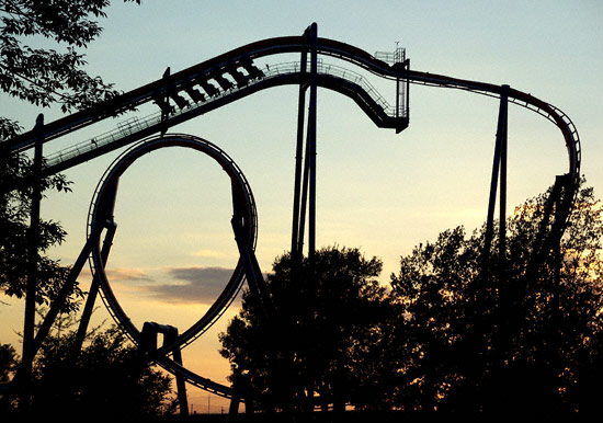 The Patriot Rollercoaster at Worlds of Fun, Kansas City, MO