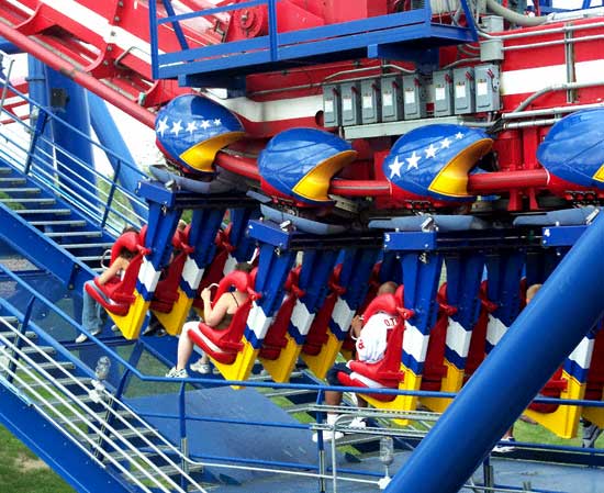 The Patriot Rollercoaster at Worlds of Fun, Kansas City, MO
