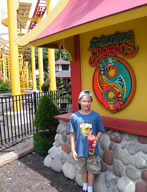 Spinning Dragons Roller Coaster at Worlds of Fun, Kansas City, Missouri
