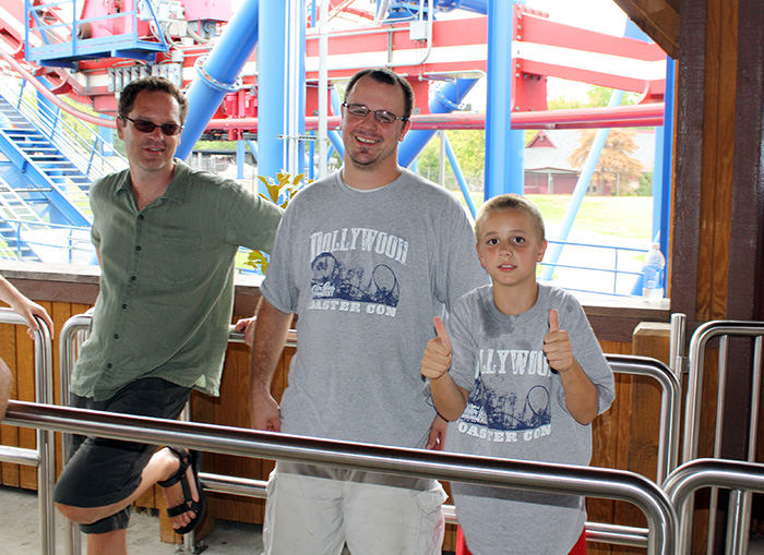 The Patriot Roller Coaster at Worlds of Fun, Kansas City, Missouri