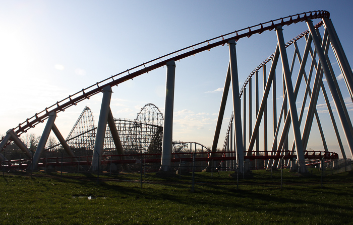 The Mamba Roller Coaster at Worlds of Fun, Kansas City, Missouri