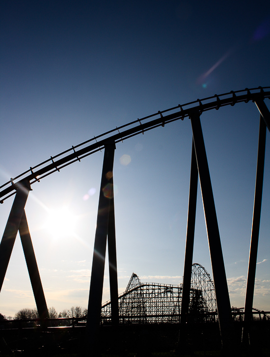 The Mamba Roller Coaster at Worlds of Fun, Kansas City, Missouri