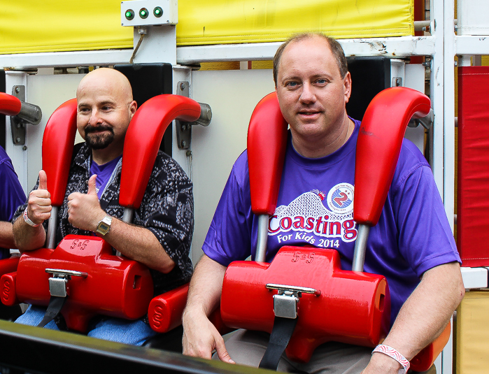 Coasting For Kids at Worlds of Fun, Kansas City, Missouri