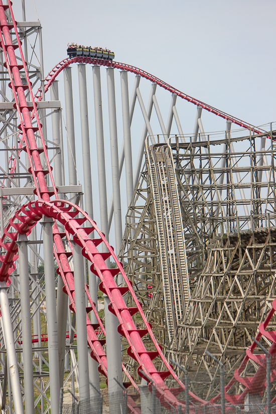 The Mamba Rollercoaster at Worlds of Fun, Kansas City, Missouri