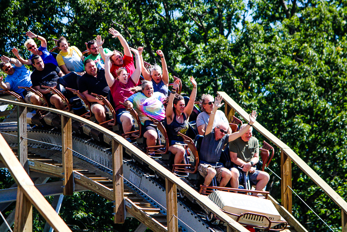 The Zambezi Zinger at Worlds of Fun, Kansas City, Missouri