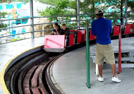 The Sea Dragon Rollercoaster at Wyandot Lake Park, Powell Ohio