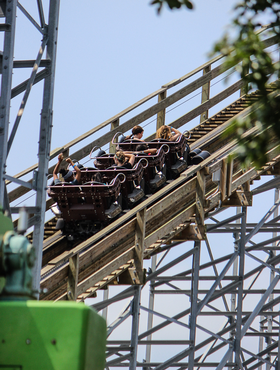 The Switchback Roller Coaster at ZDT's Amusement Park, Seguin, Texas