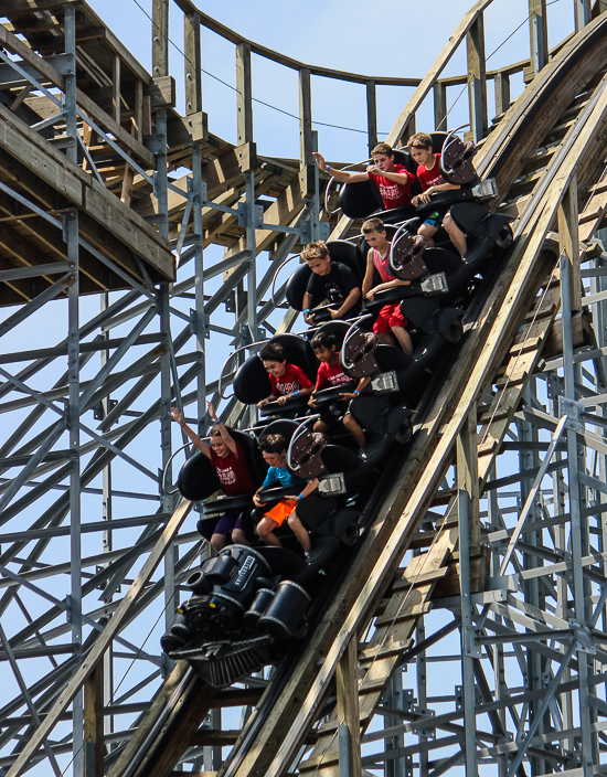 The Switchback Roller Coaster at ZDT's Amusement Park, Seguin, Texas