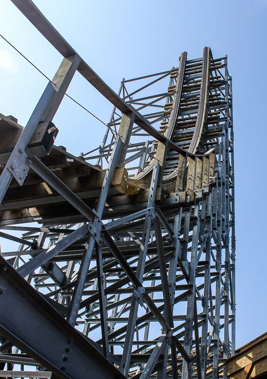 The Switchback Roller Coaster at ZDT's Amusement Park, Seguin, Texas