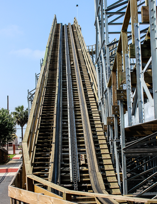 The Switchback Roller Coaster at ZDT's Amusement Park, Seguin, Texas