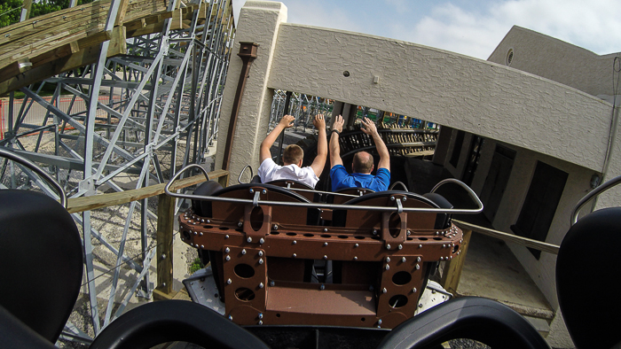 The Switchback Roller Coaster at ZDT's Amusement Park, Seguin, Texas