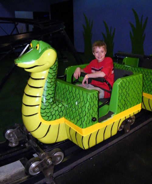 The Python Pit Roller Coaster at Zonkers Family Entertainment Center, Olathe, Kansas