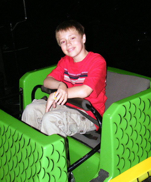 The Python Pit Roller Coaster at Zonkers Family Entertainment Center, Olathe, Kansas