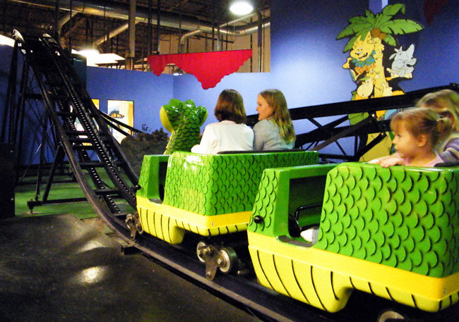The Python Pit Roller Coaster at Zonkers Family Entertainment Center, Olathe, Kansas