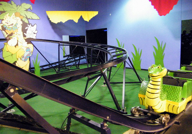 The Python Pit Roller Coaster at Zonkers Family Entertainment Center, Olathe, Kansas