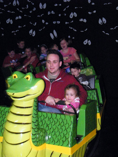 The Python Pit Roller Coaster at Zonkers Family Entertainment Center, Olathe, Kansas
